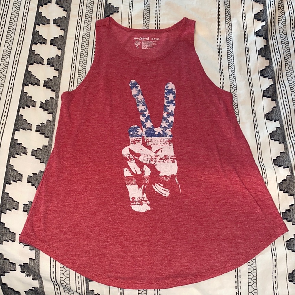 Patriotic tank